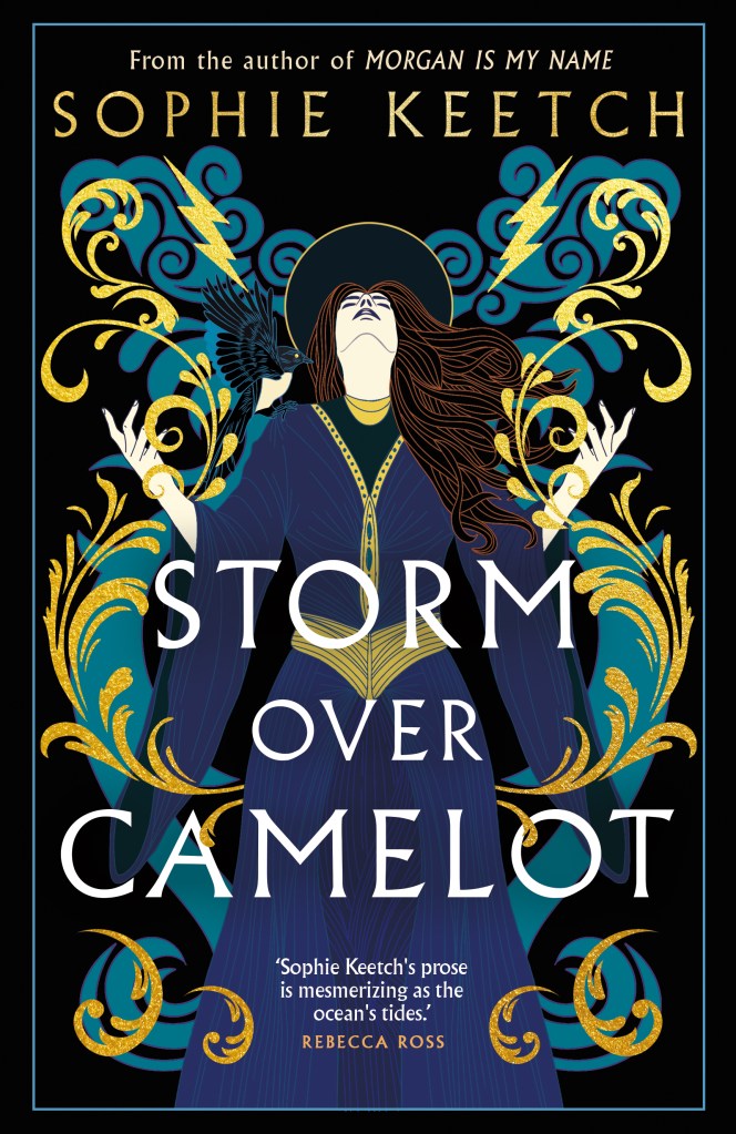 The book cover for STORM OVER CAMELOT by Sophie Keetch